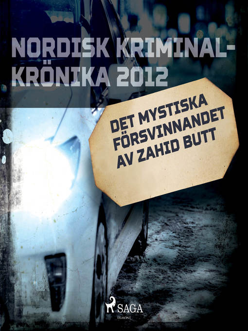 Title details for Det mystiska försvinnandet av Zahid Butt by Diverse - Wait list